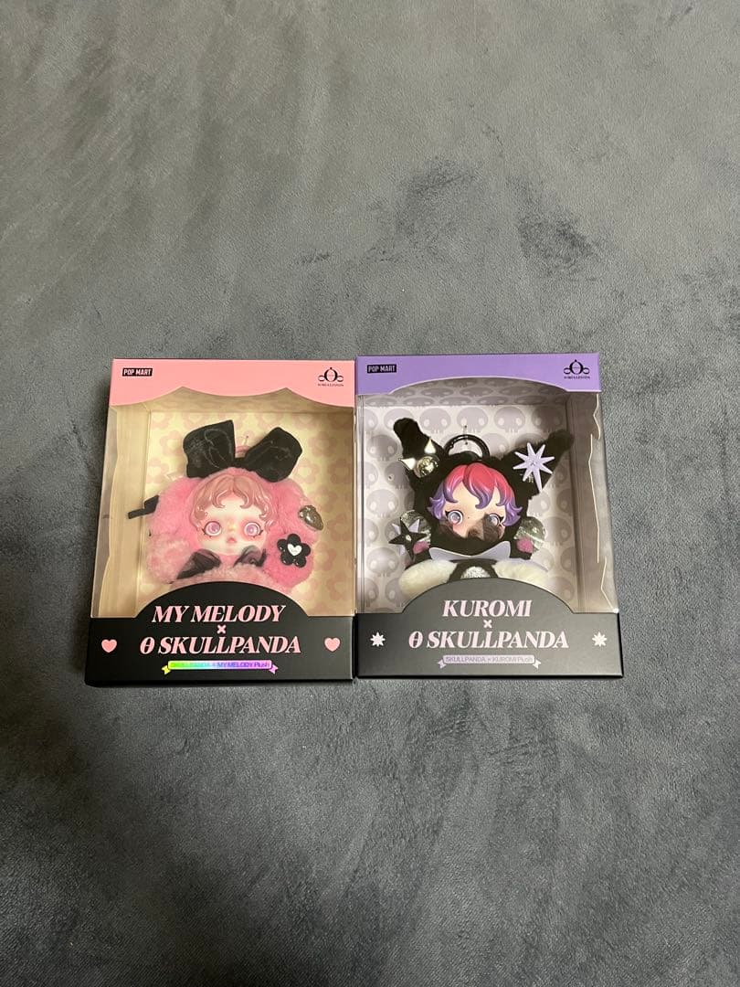 SKULLPANDA ぬいぐるみペンダント 2個セット 新品未開封