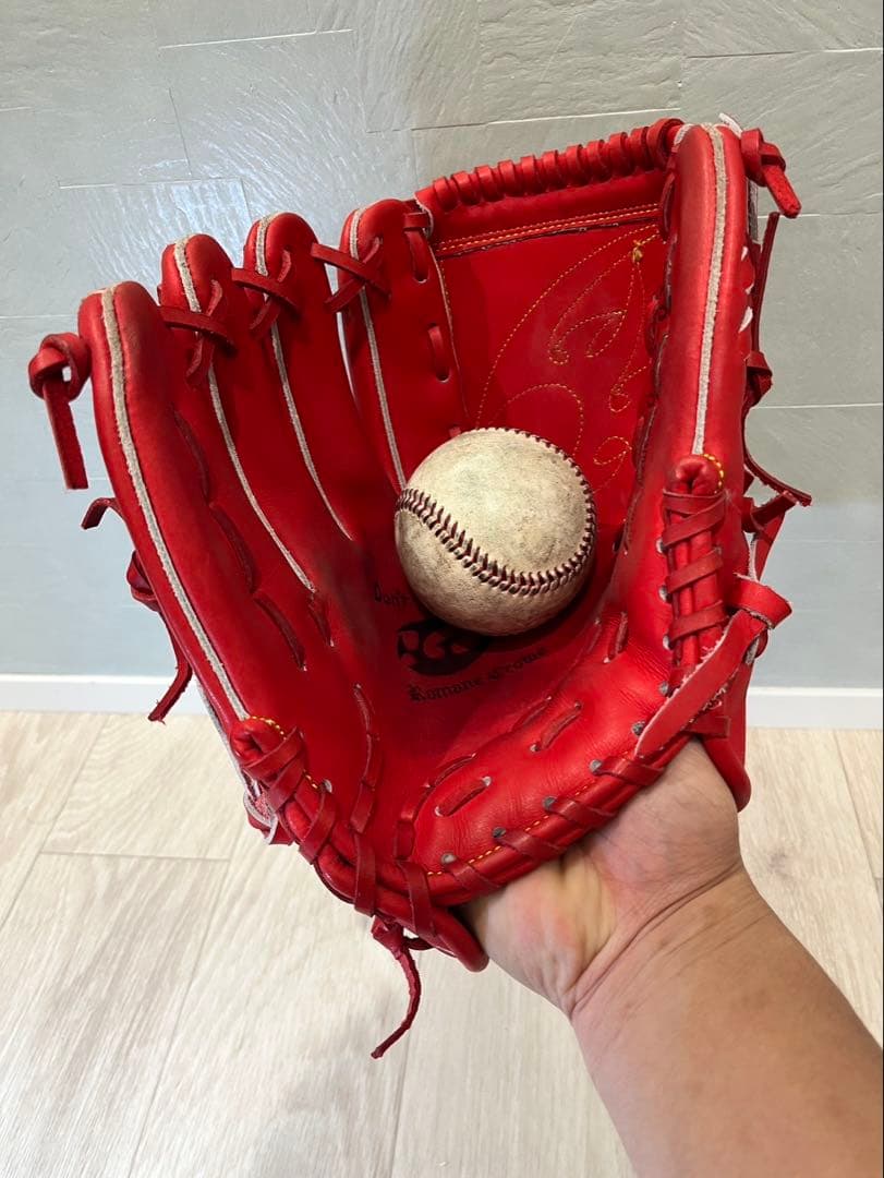 ロマネクロウ 極美品 硬式 投手用グローブ 左投げ