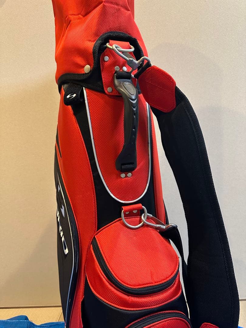 komekko　H-BRID レッドキャディバッグ+ゴルフセット