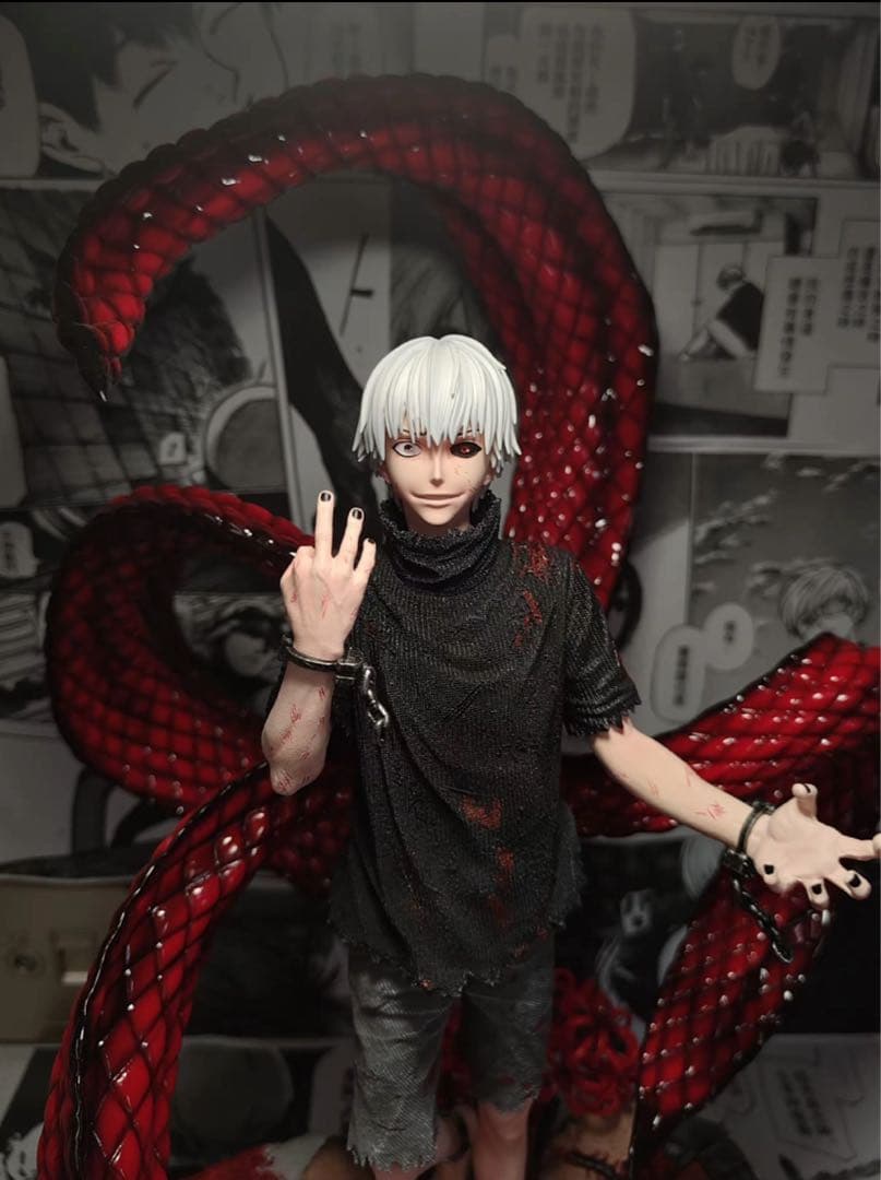 東京グール　金木研　ガレージキット　リキャスト　フィギュア　完成品