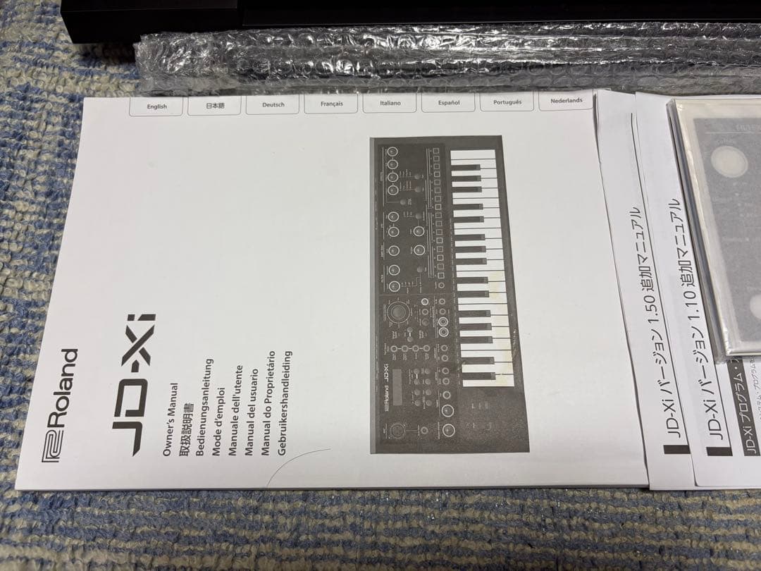 Roland JD-Xi シンセサイザー 外箱とソフトケース付