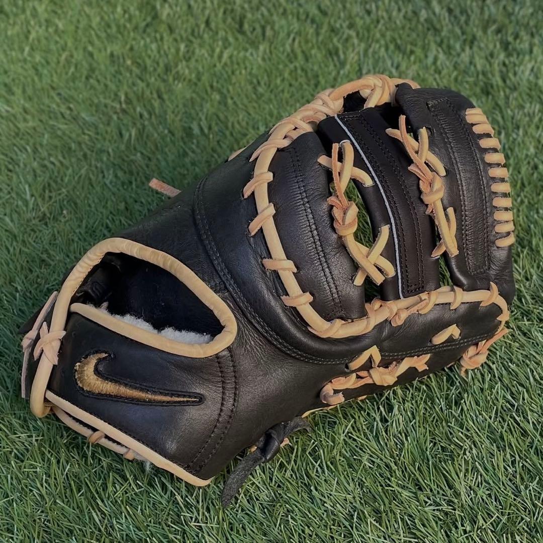 【希少／即発送】NIKE／ファーストミット／一般用／ブラック・キャメル