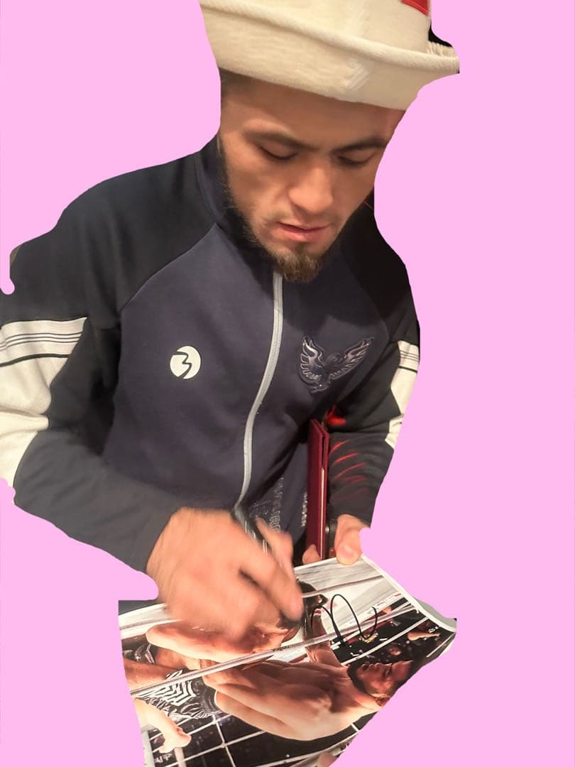 RIZIN シェイドゥラエフ 直筆サイン入り A4 フェザー級王者