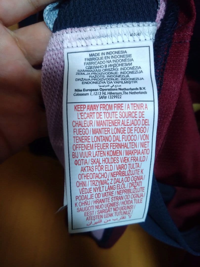 アーセナル Nike シャツ M 07-08 3rd　長袖