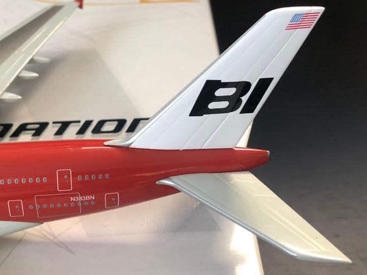 航空機・ヘリコプター Jet-X 1/400 JXM127 A380QC BRANIFF