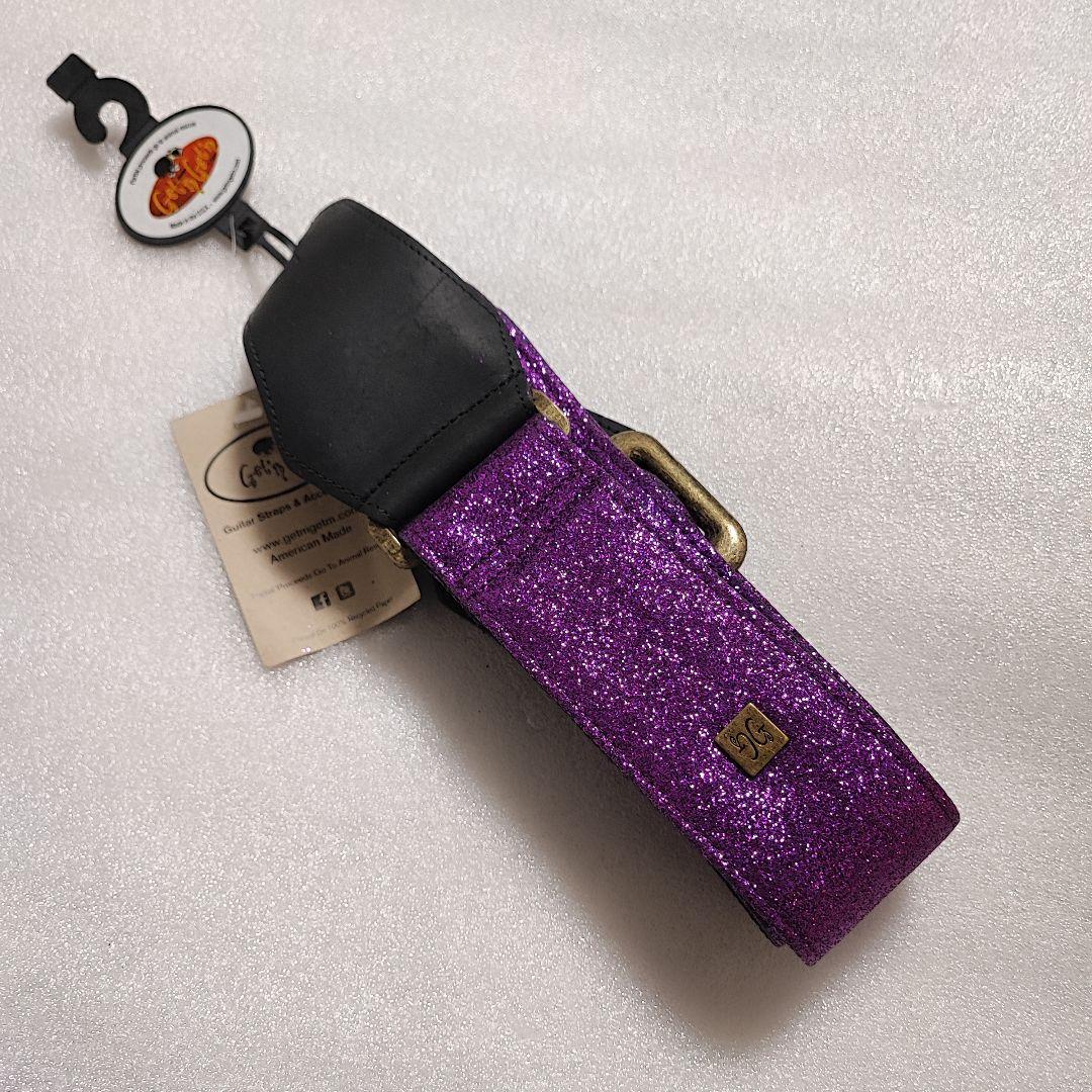 Get'm Get'm ゲットムゲットム ギター　ストラップ　ラメ　スパークル