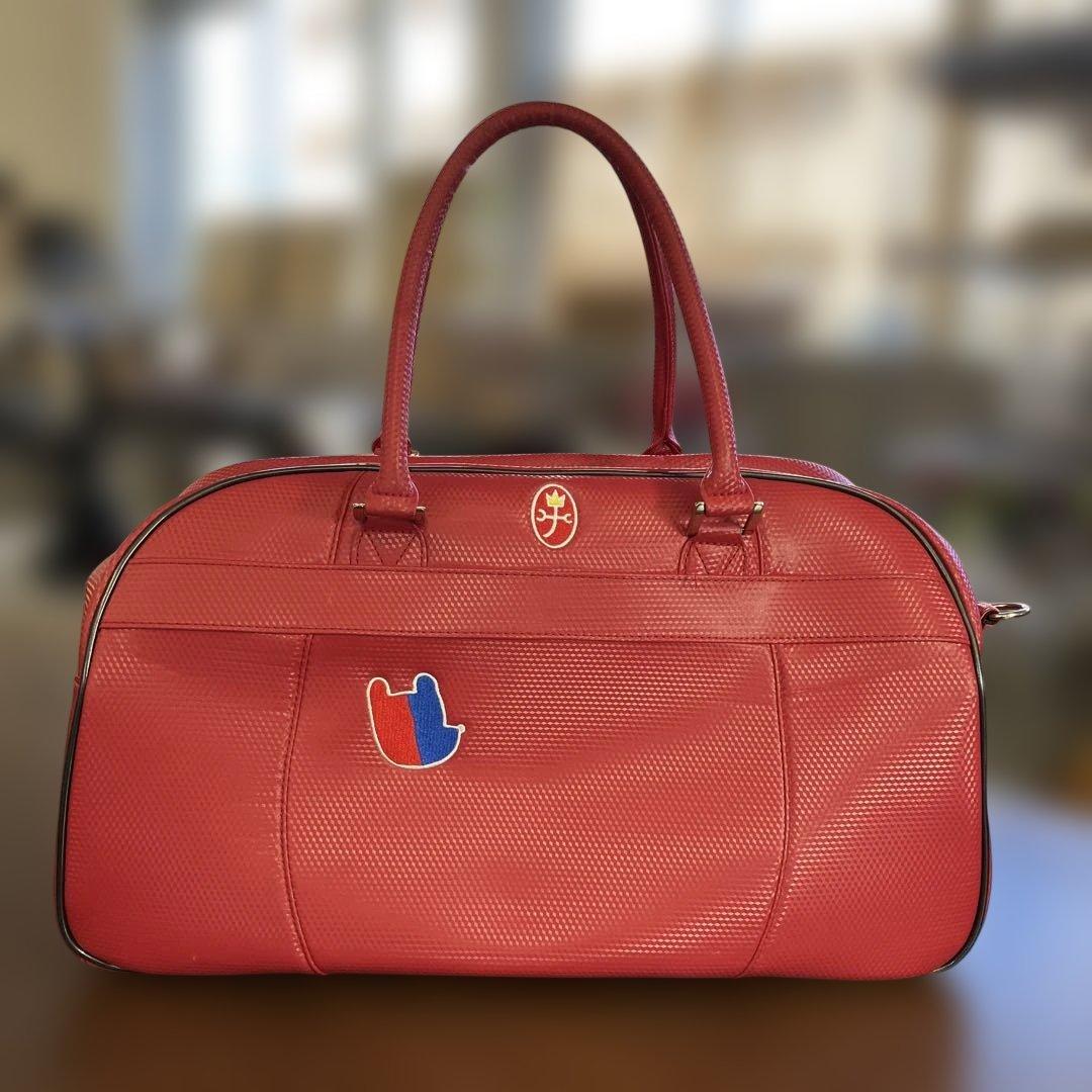 A2511-2050 カステルバジャック ゴルフバッグ レッド ボストンバッグ