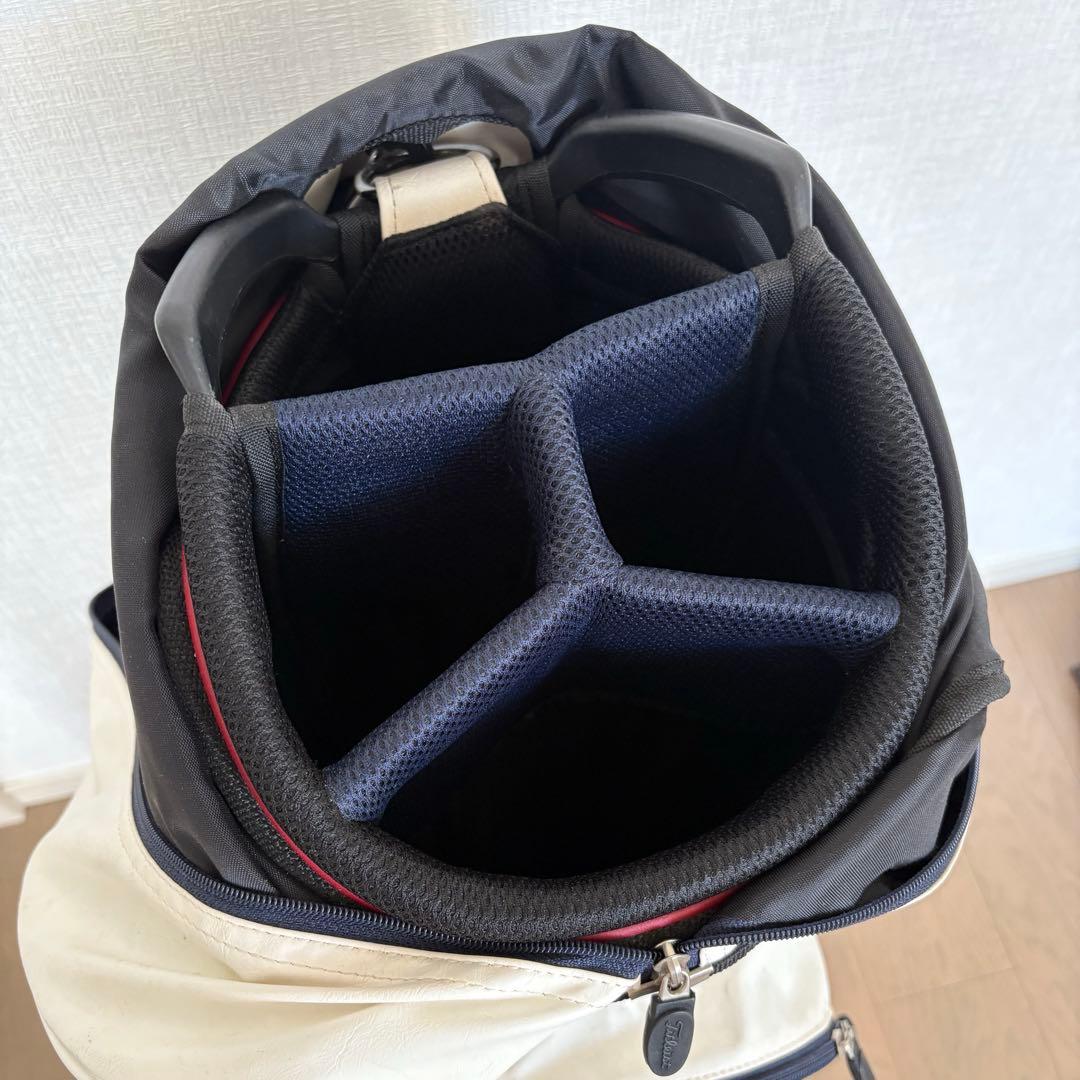 Titleist キャディバッグ 白 クラッシックデザイン　タイトリスト