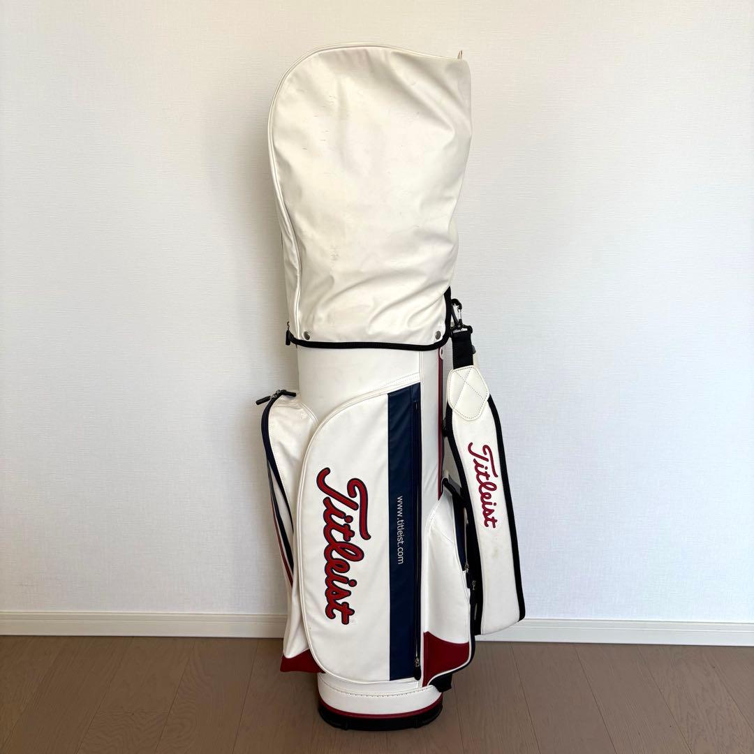 Titleist キャディバッグ 白 クラッシックデザイン　タイトリスト