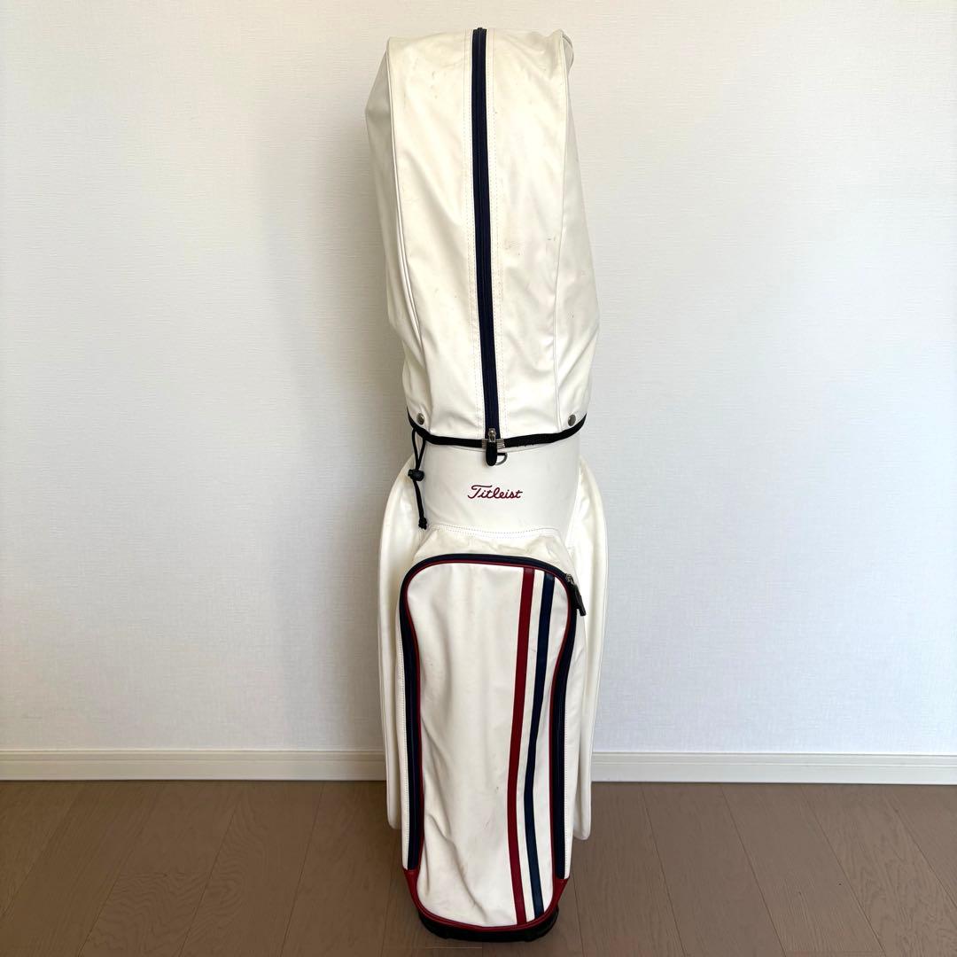 Titleist キャディバッグ 白 クラッシックデザイン　タイトリスト