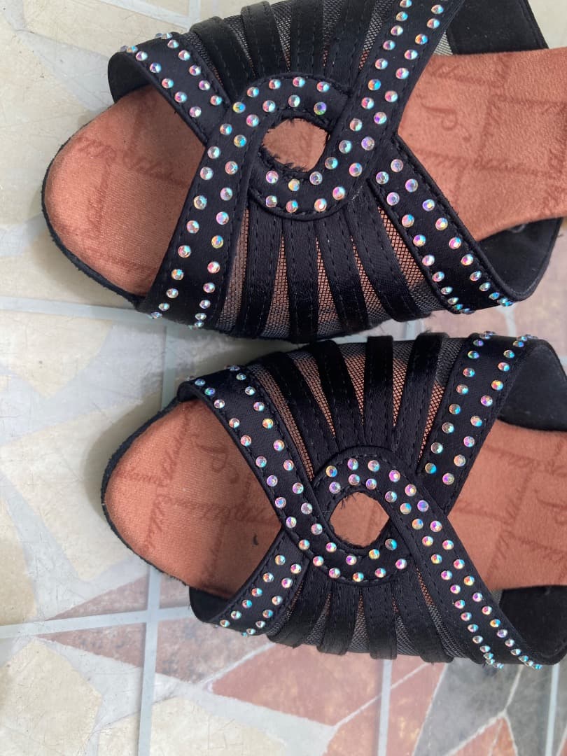 社交ダンス用 兼用シューズ 23cm ヒール6cm