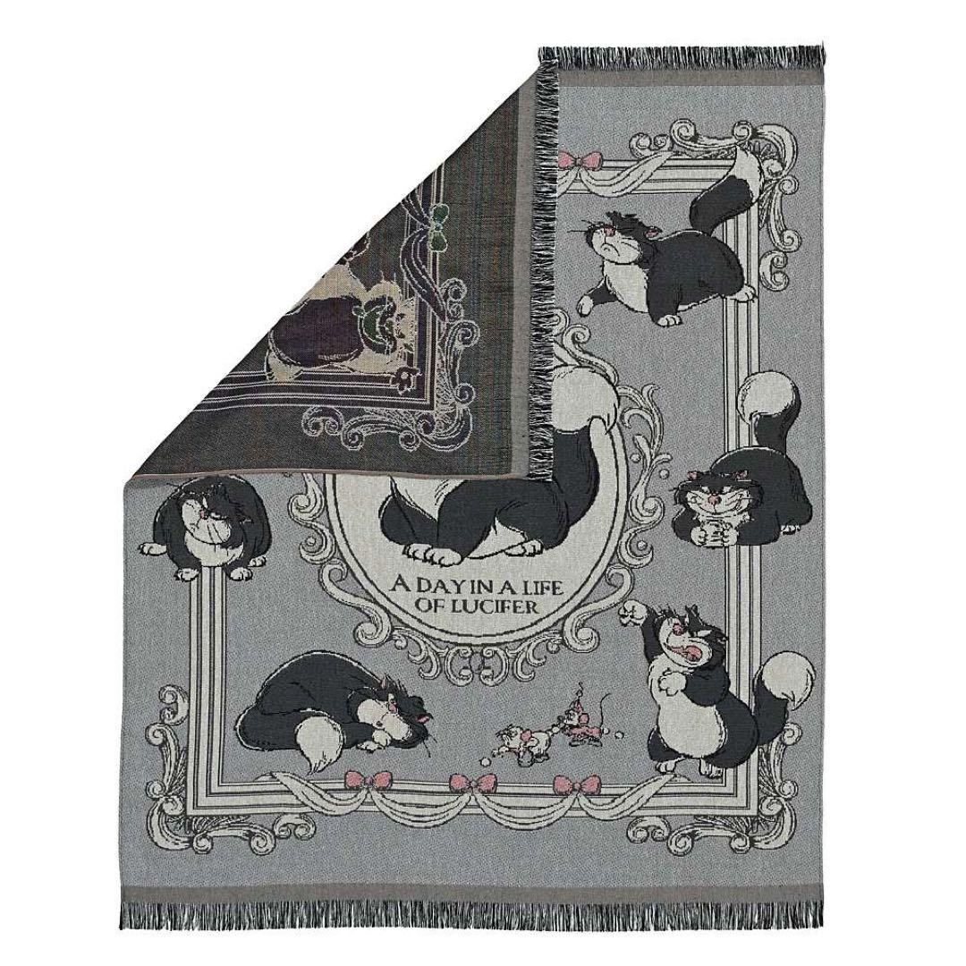ルシファー、ジャック＆ガス ブランケット 大判 DISNEY CAT DAY