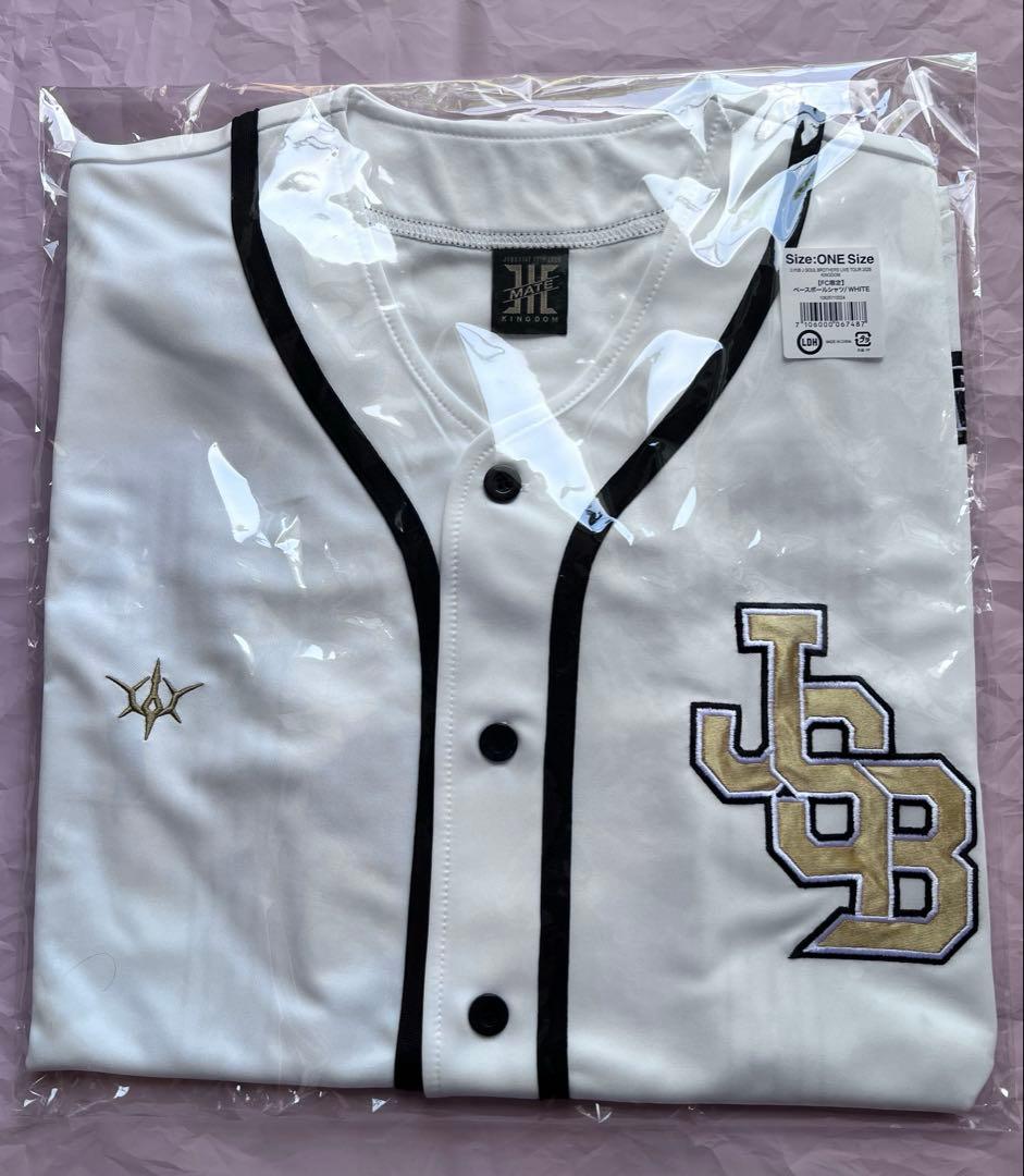 【FC限定】三代目KINGDOM ベースボールシャツ/WHITE