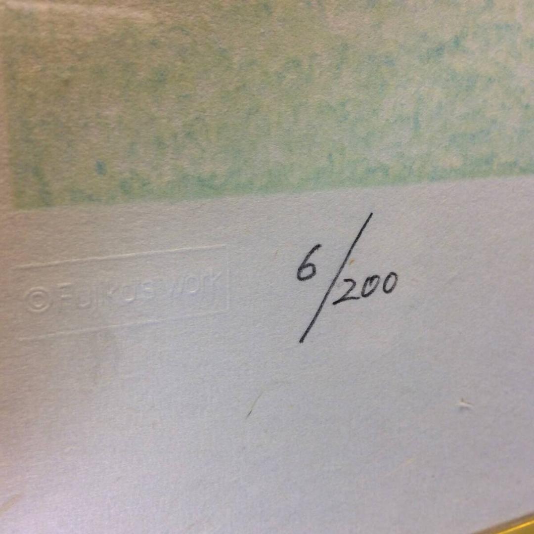 美品 フジ子・ヘミング 「猫十態 クリコ」直筆サイン・限定6番/200部 木版画