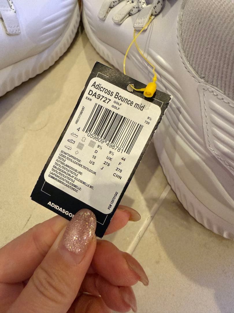 新品タグ付‼️adidasgolf adicrossbounce メンズ　27.5