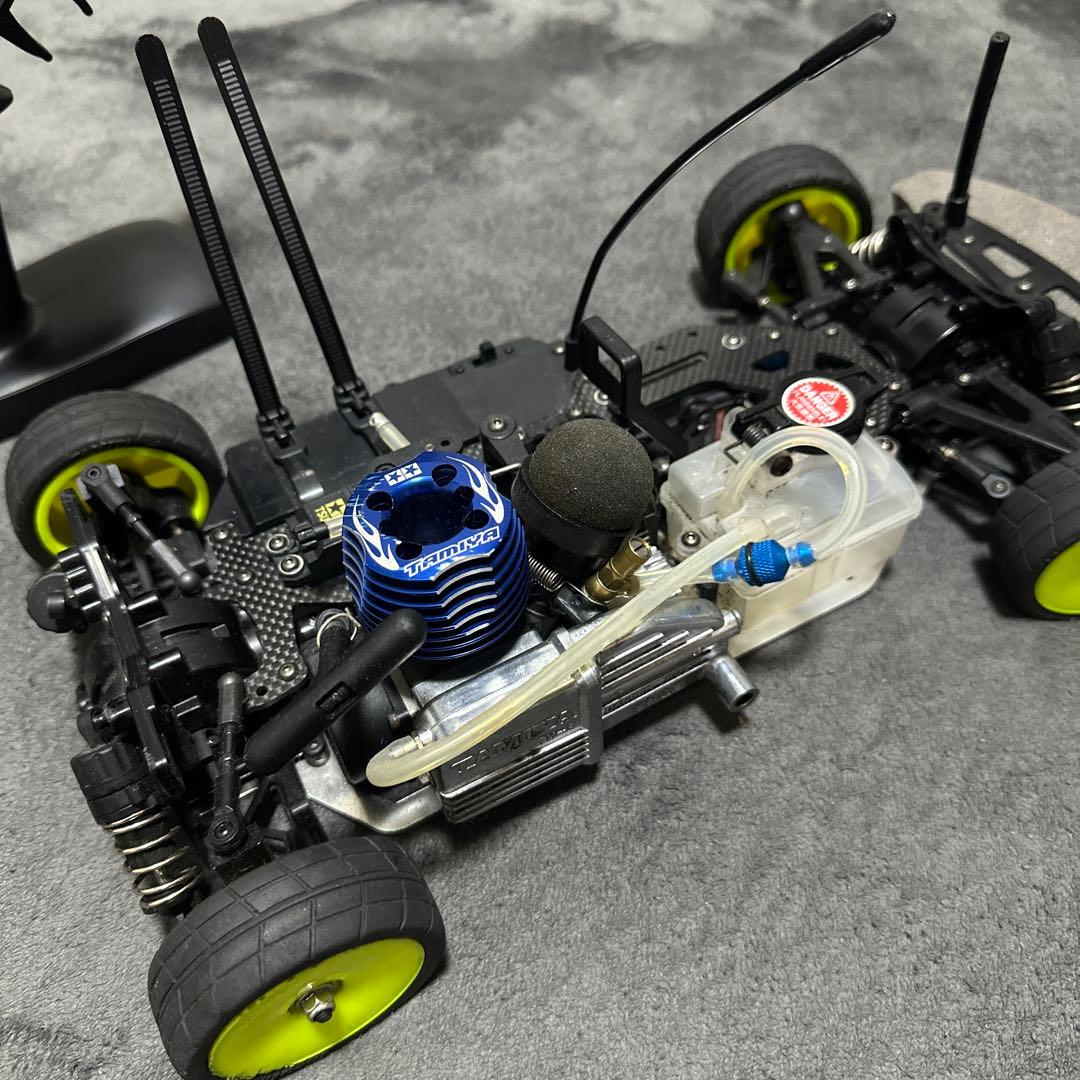 最終値下げ！エンジンラジコンTAMIYA 1/10RCEライキリGT プロポ付き
