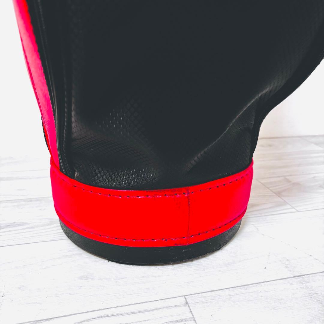 【美品】PUMA プーマ 軽量 キャディバック 赤/黒