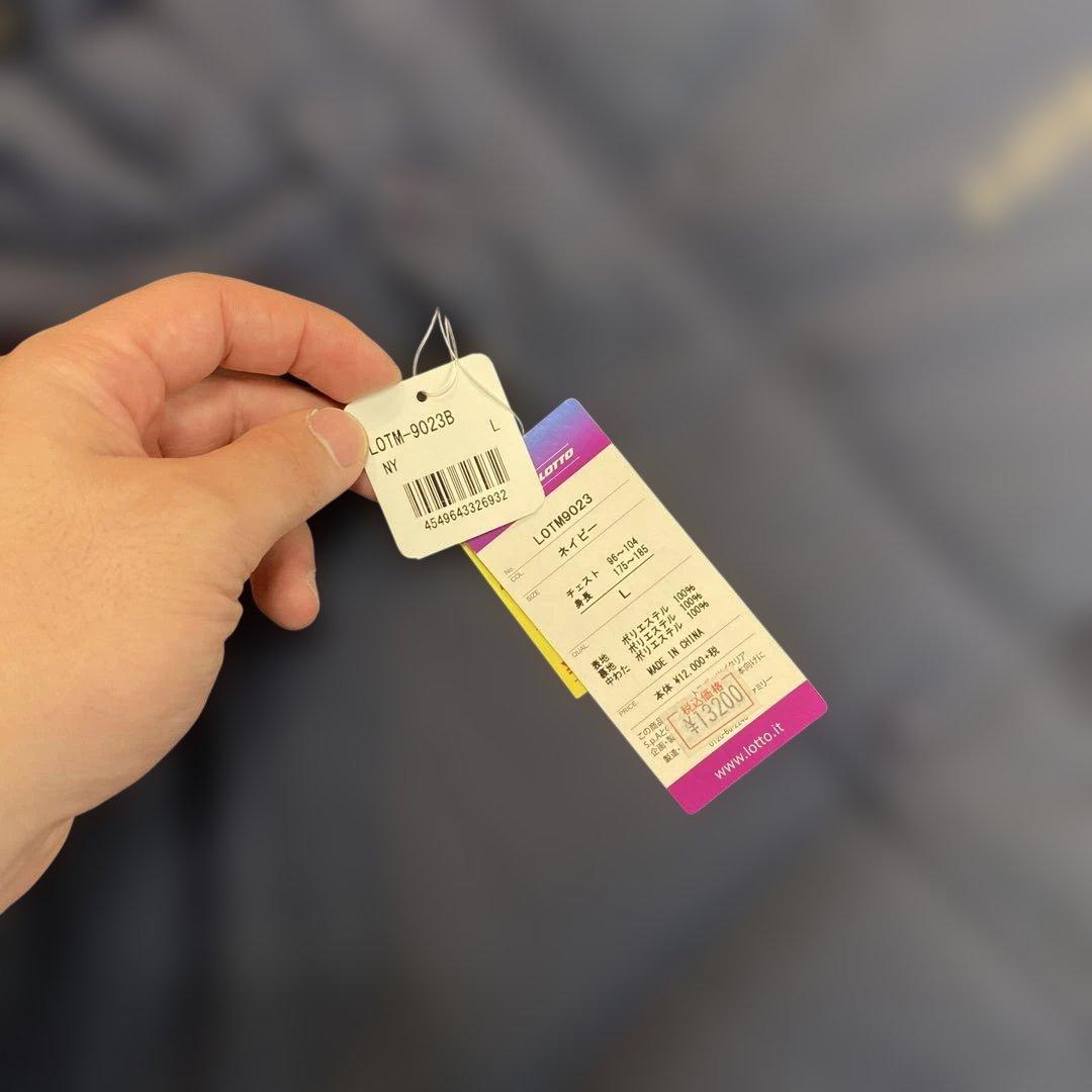 【新品】Lotto ネイビー ベンチコート L