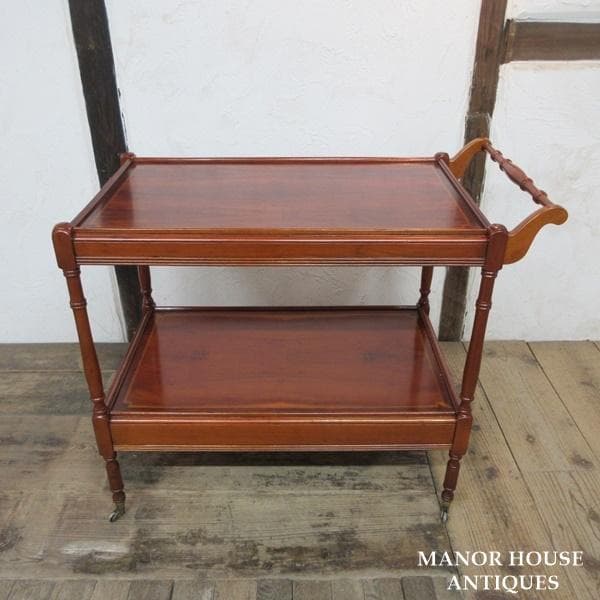 イギリス アンティーク 家具 キッチンワゴン 引き出し・トレー付き 6123e