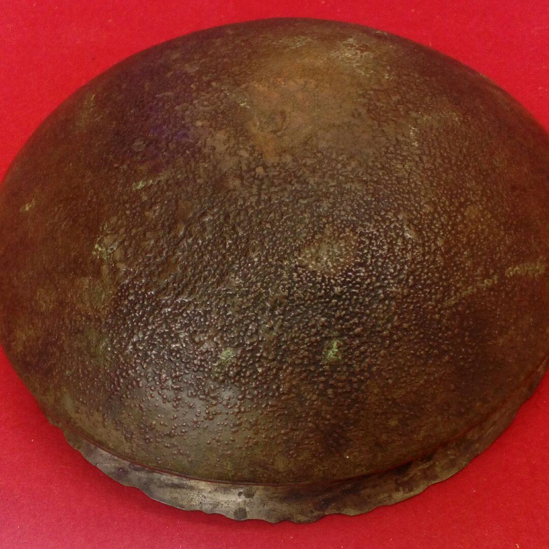室町時代末期〜安土桃山時代頃稀少砂張古銅製打出１８センチ茶道具当時物コレクション
