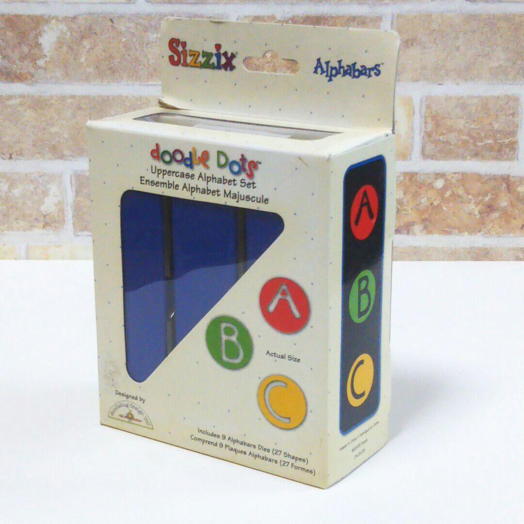 シジックス アルファベット ダイ タグ doodle dots 大文字