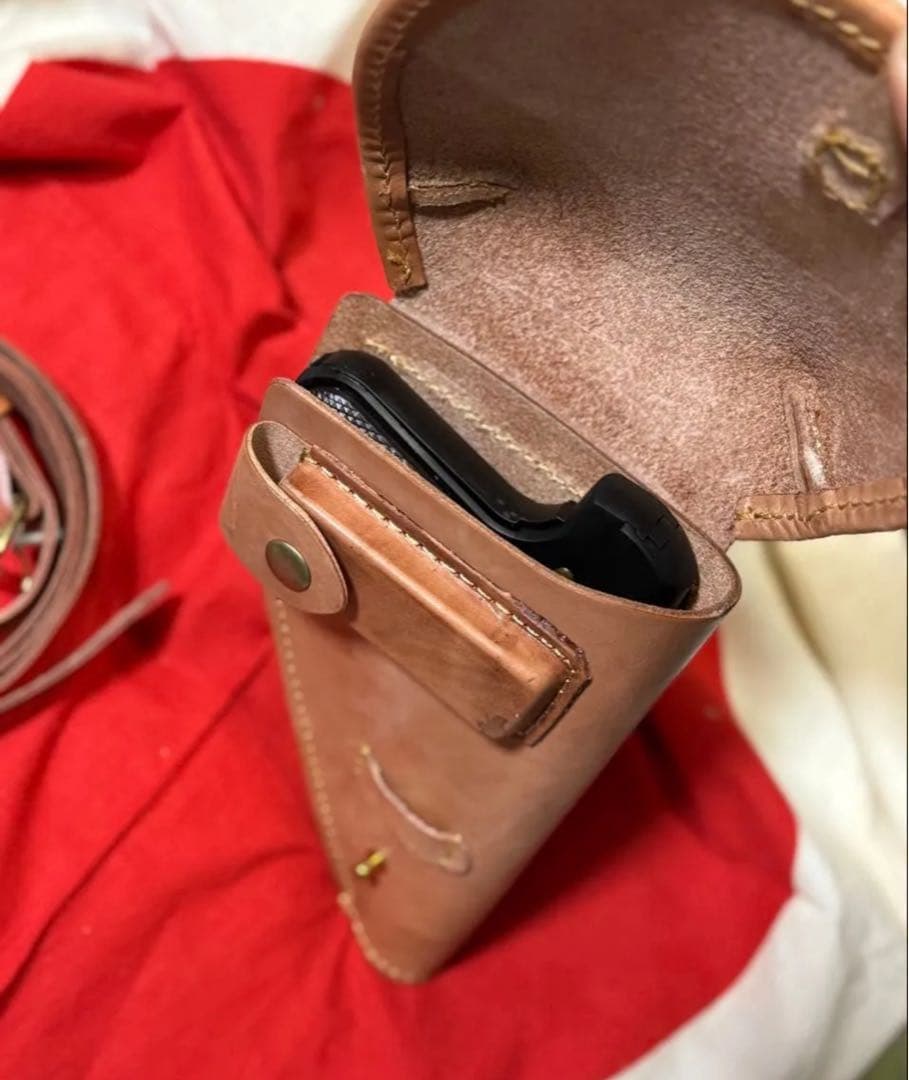 日本軍 将校用 コルト.32オート用拳銃嚢 ホルスター（レプリカ）コスプレ