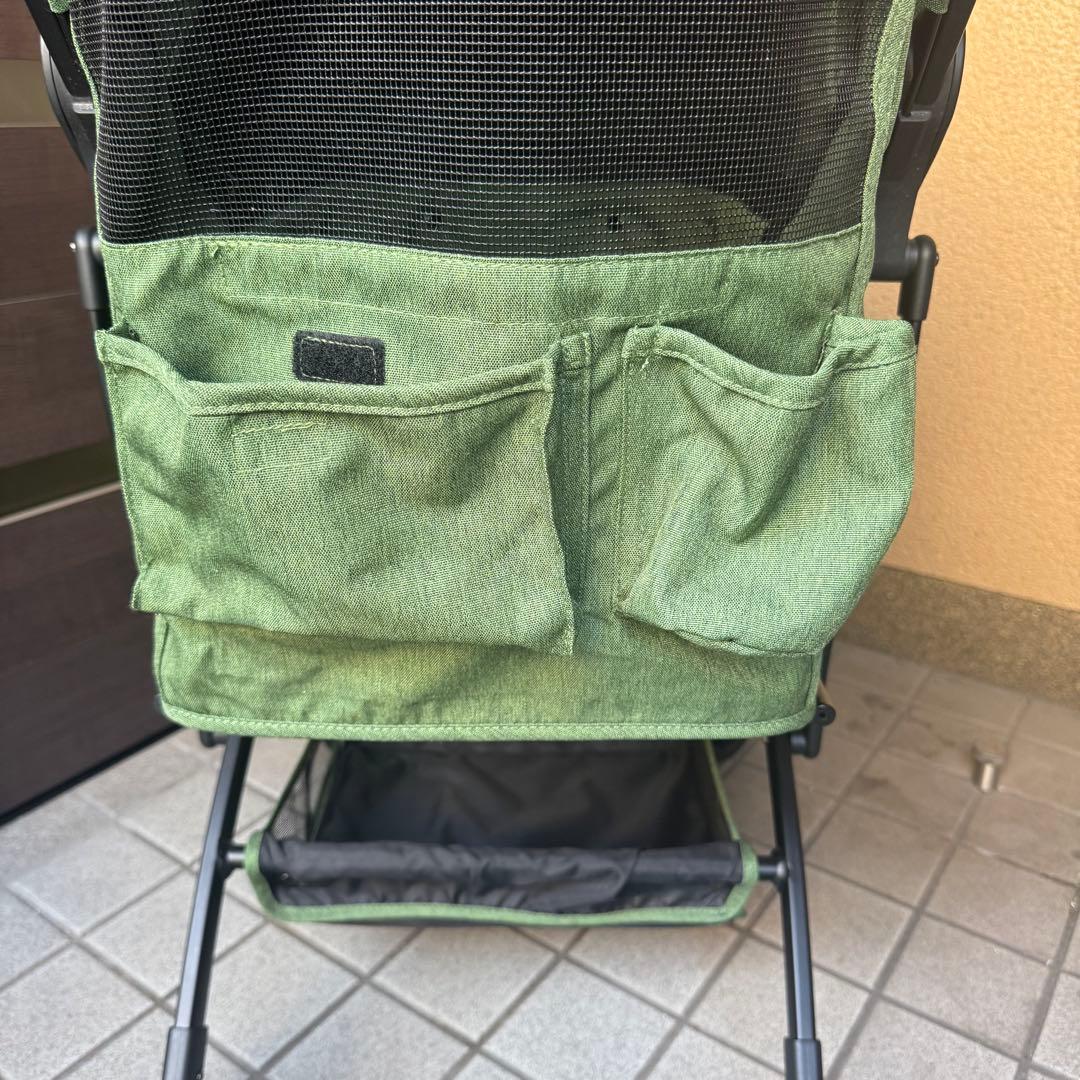 ペットパラダイス smooca ペットカート ナチュラルグリーン