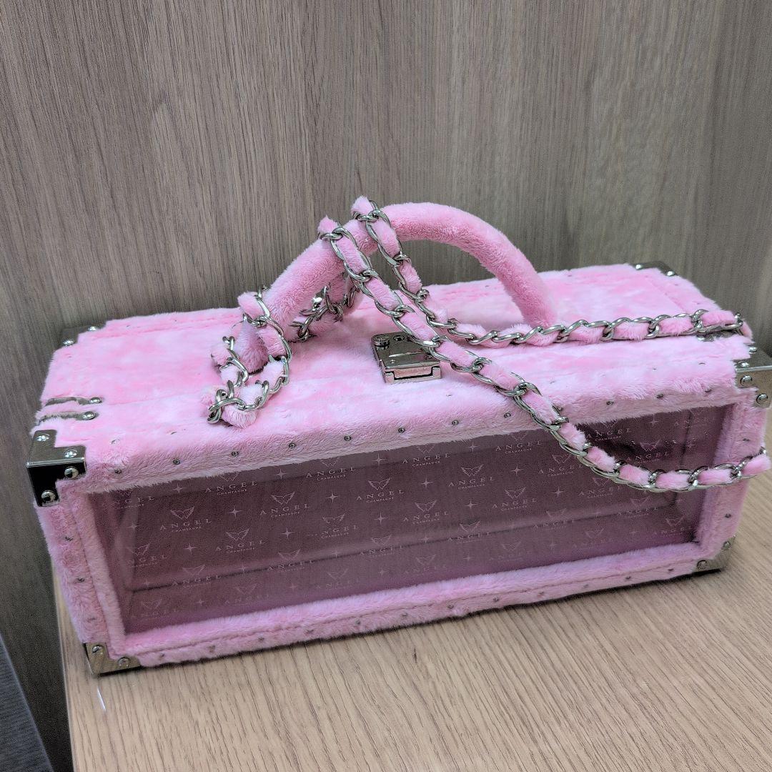 エンジェルドゥミセック ファーケース付き シャンパン ロゼ 未開栓