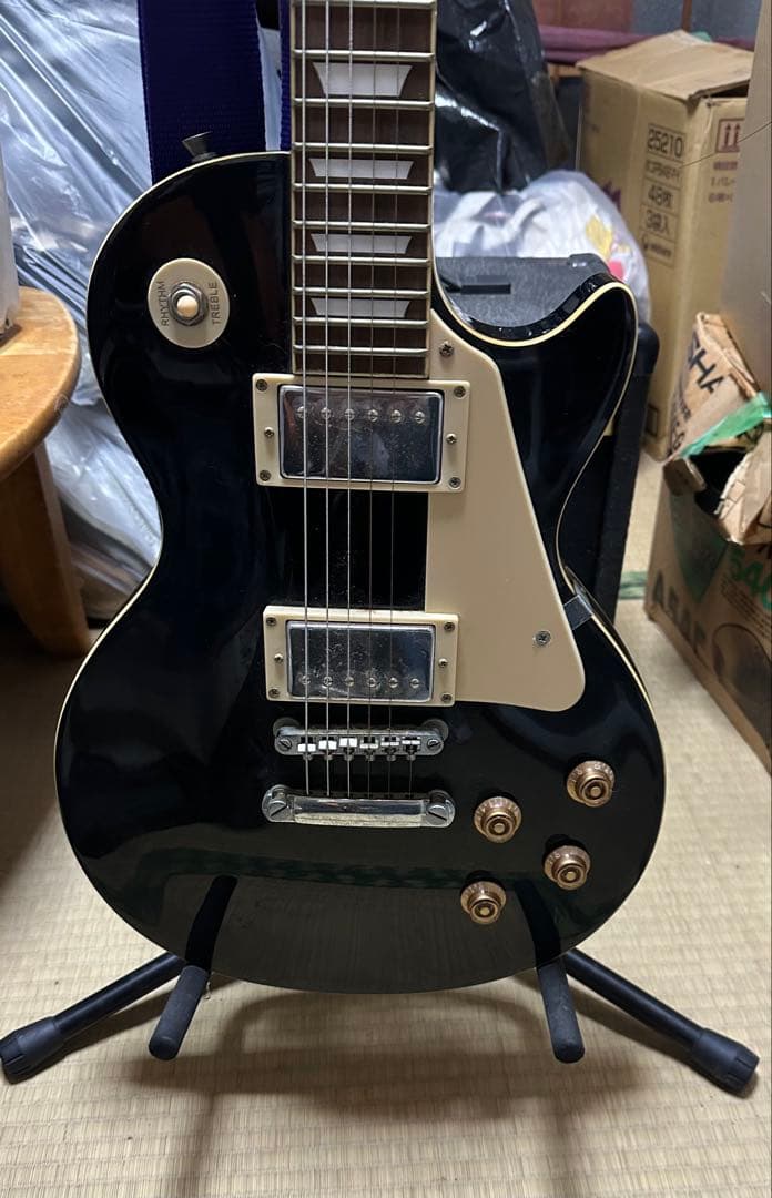 ゴ*ン様 エレキギター ブラック ハムバッカー