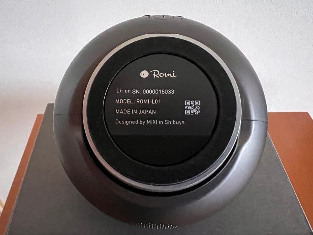 会話AIロボット Romi（ロミィ） Lacatanモデル　ムーングレー