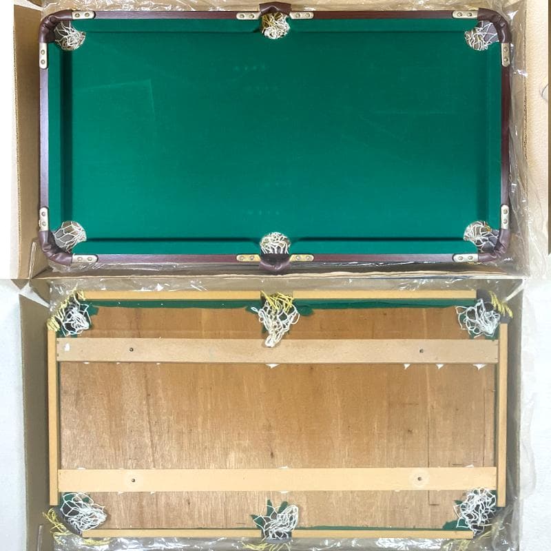 ミニビリヤードテーブルセット 木製 ビリヤード台 約91×50×20cm