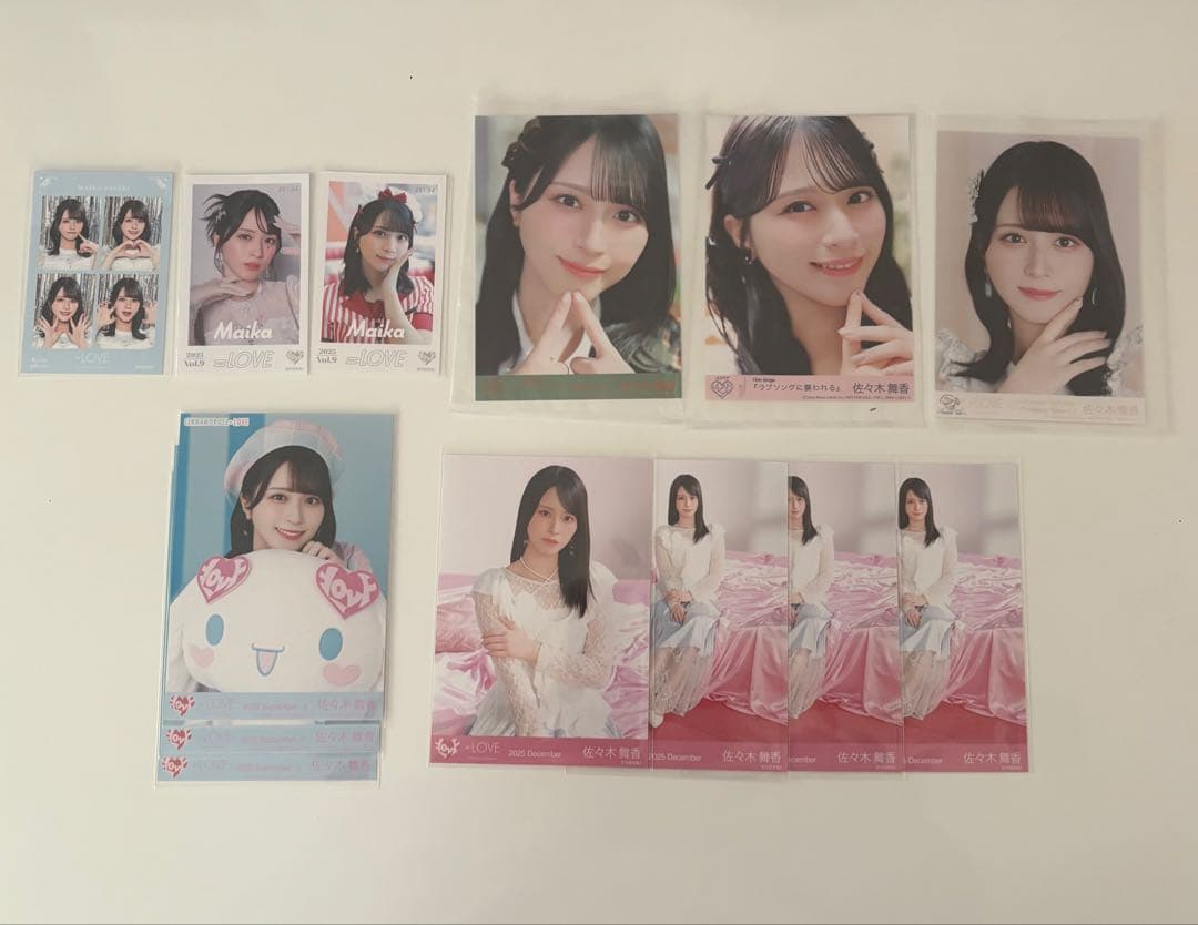 イコラブ 生写真 佐々木舞香 まとめ売り ミニフォト シュークリーム 4カット