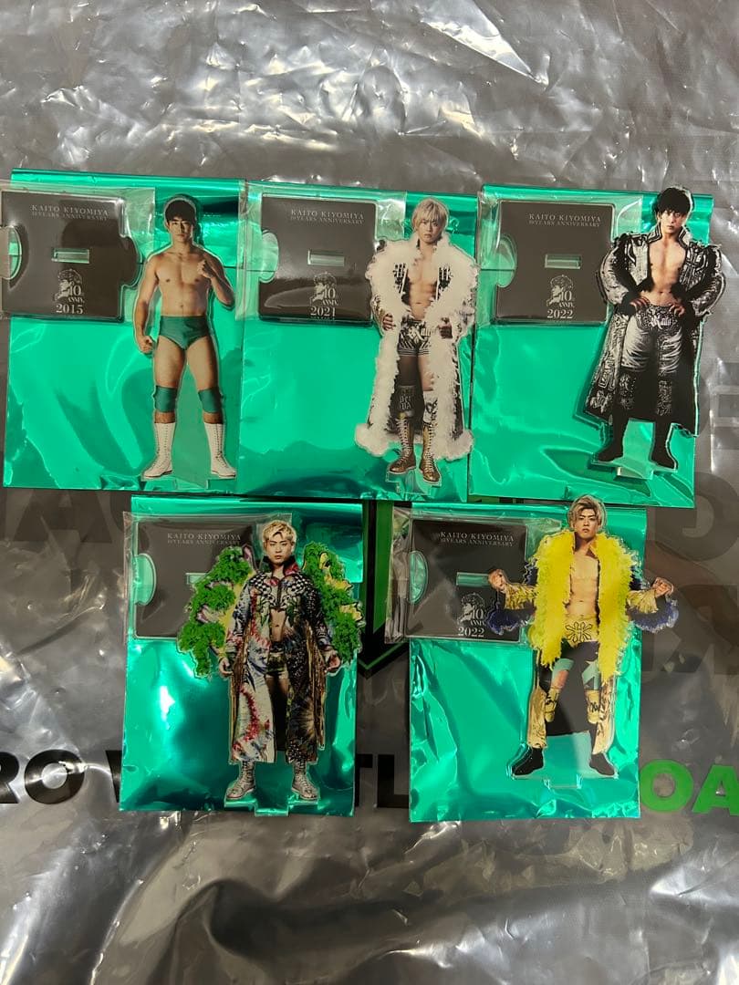 清宮海斗　デビュー10周年記念　トレーディングアクリルスタンド　プロレス　ノア