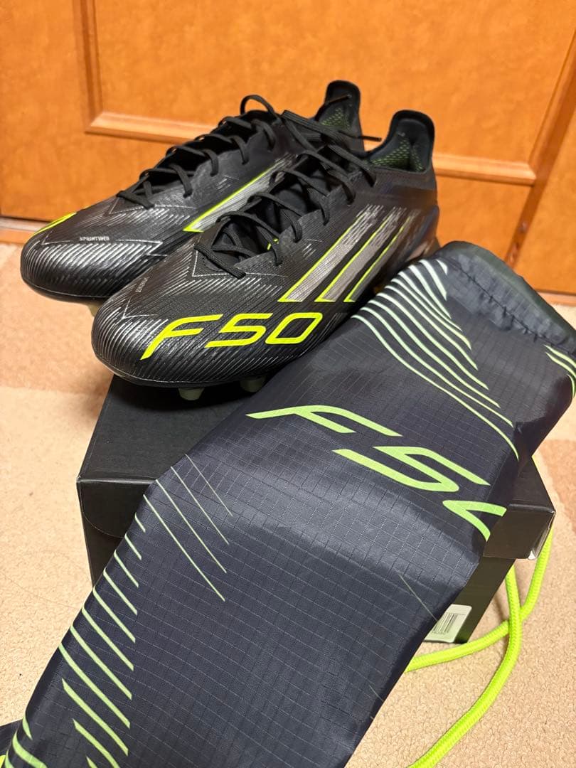 アディダス　F50エリート　黒　25cm