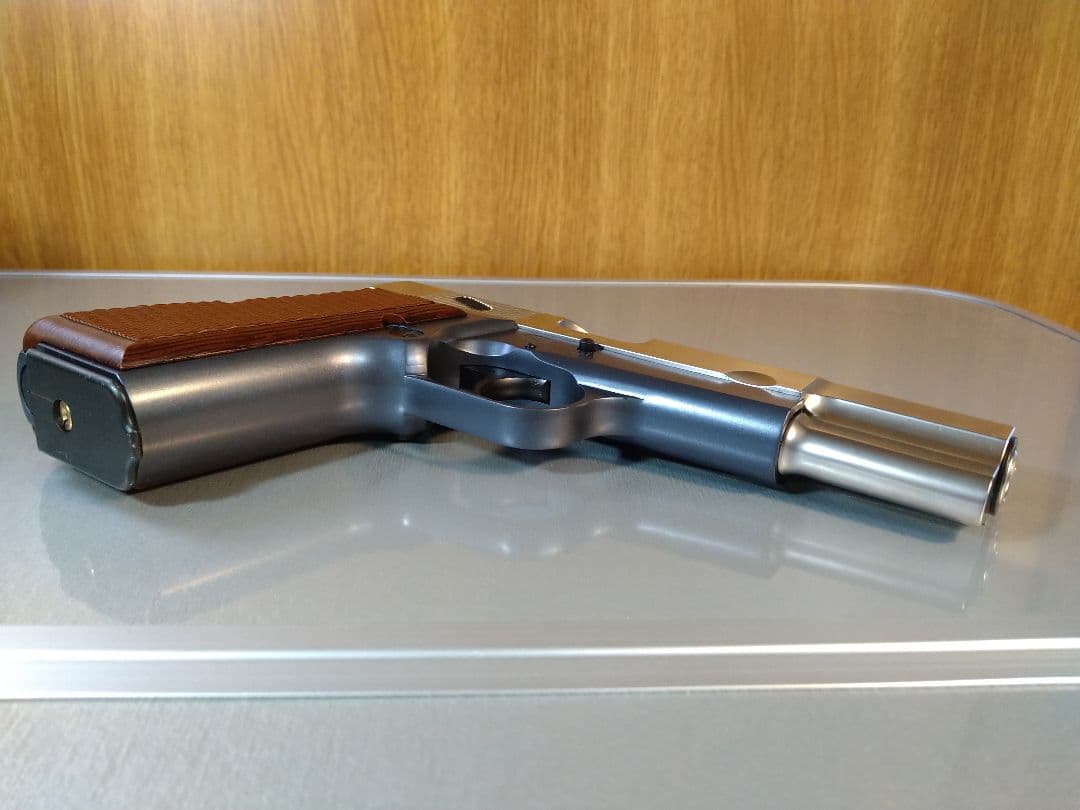 希少な美品！タナカ　ブローニングハイパワー　M1935ハーフシルバー！作動快調
