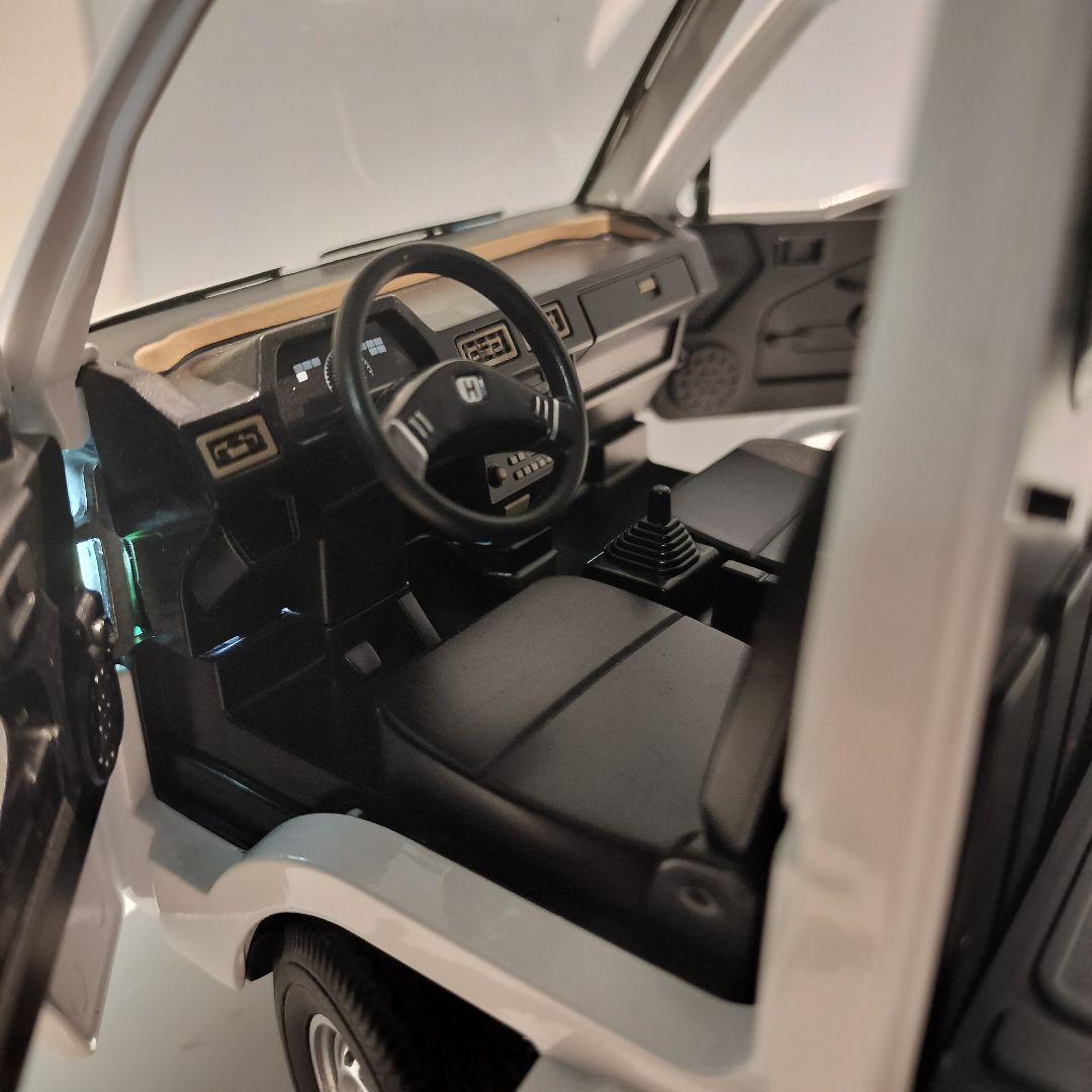 ​ホンダ アクティ 1/15 ミニカー ホワイト 軽トラ 点灯 サウンド 検品済