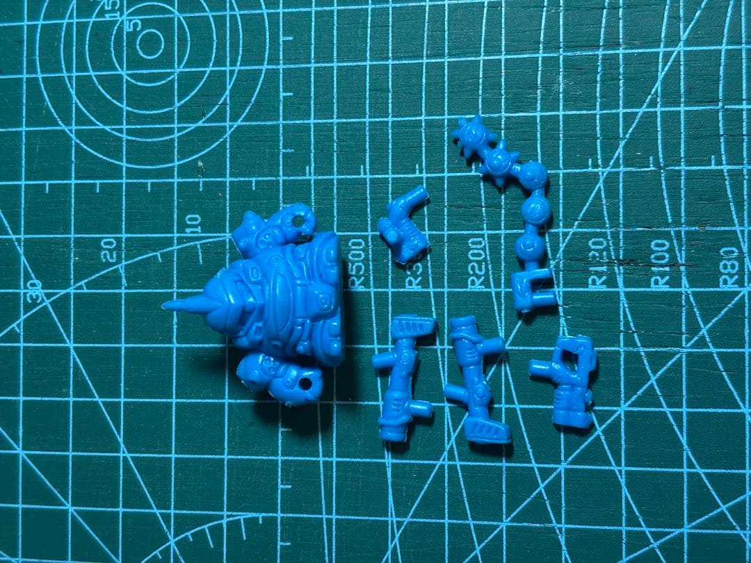 SDガンダムガシャポン戦士 ガン消し ケンプファー 青 限定武器装備