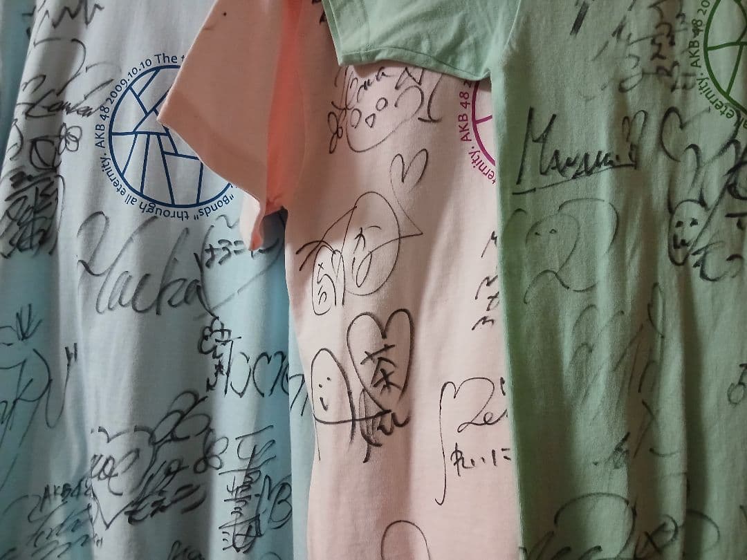 AKB48 大運動会 絆Tシャツ 直筆サイン 20周年 チームA K B