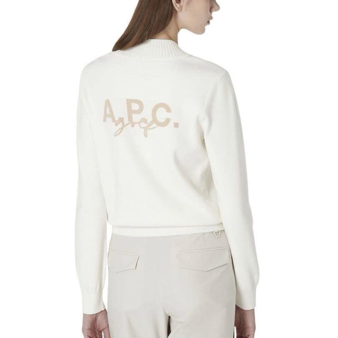 即発送！お値下げ歓迎♡ A.P.C. ホワイト Vネックセーター