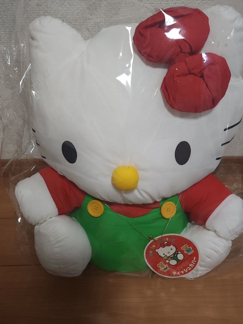 激レア　ハローキティ　サンリオ　ティッシュカバー　ぬいぐるみ