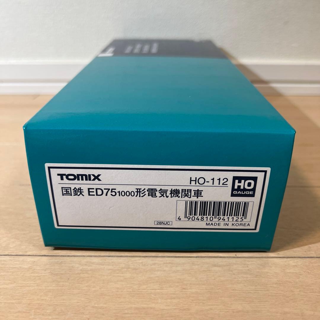 鉄道模型　HOゲージ　TOMIX　ED75 1000形電気機関車　HO-112