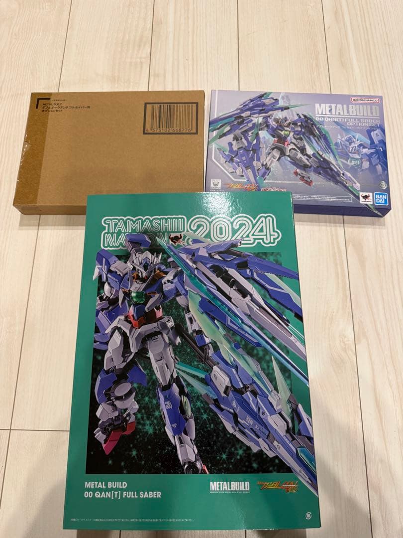 L BUILDダブルオークアンタフルセイバー＋2オプションセット