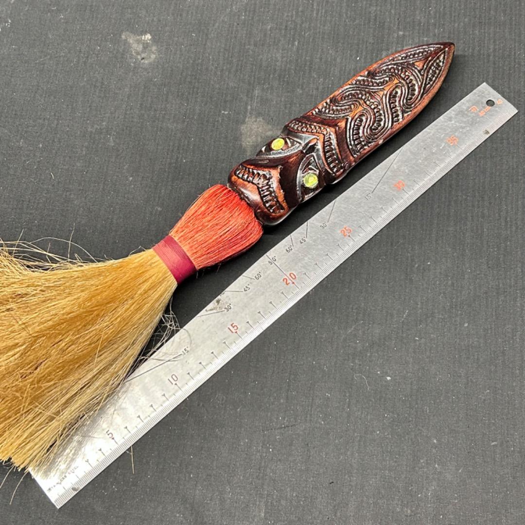 ▽※後右1105 アボリジニ 木製 槍 木彫り 彫刻 民族美術 部族 武具