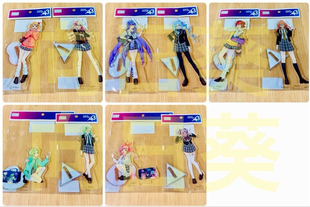 マクロスΔ 池袋デルタ学園 アクリルスタンド 全10種セット