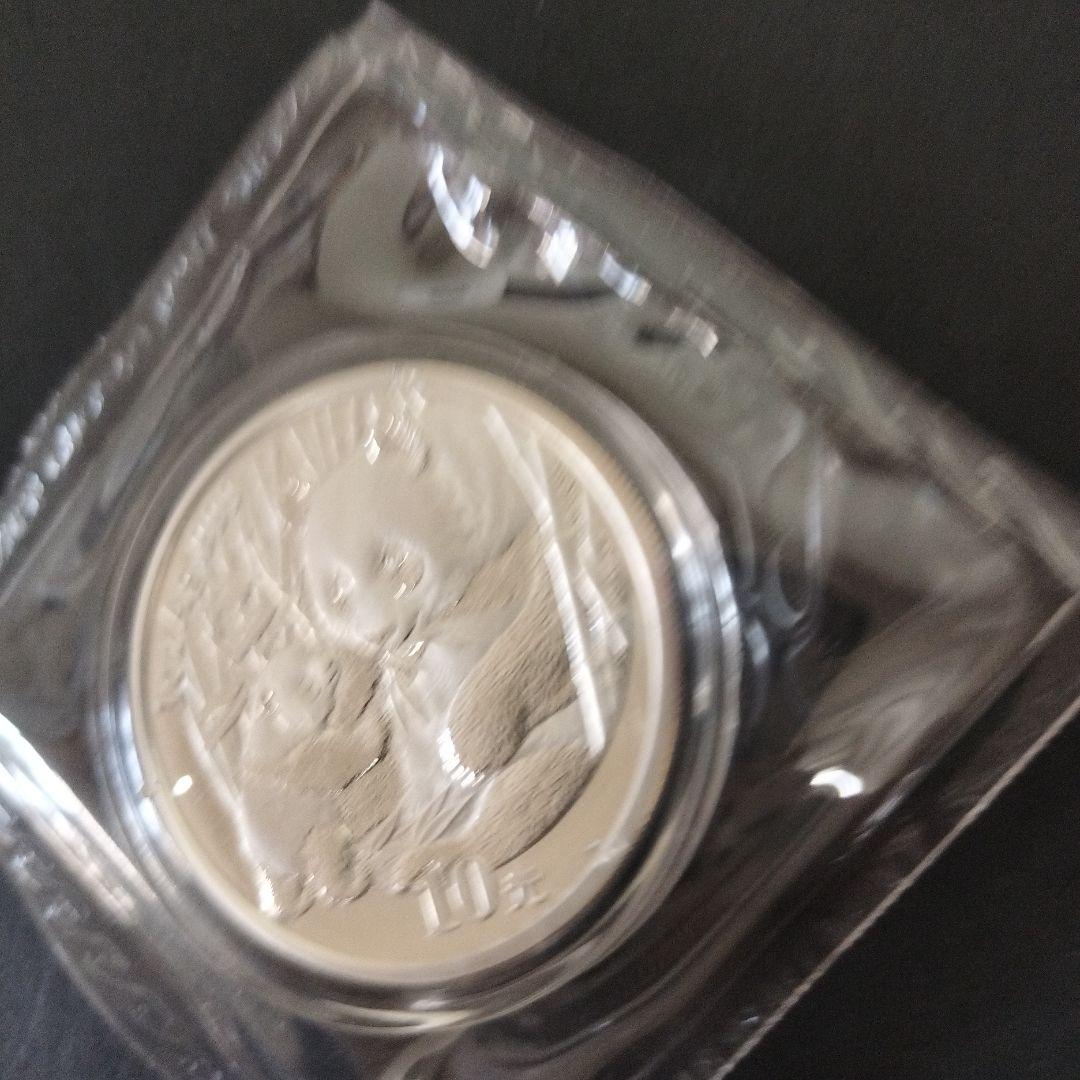 中国 パンダ 1oz 銀貨 2005年