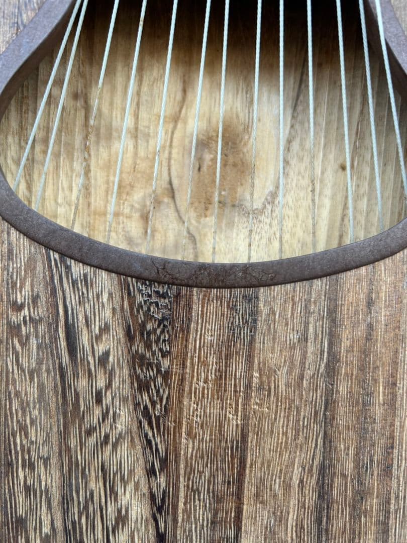 琴 13弦 すだれ彫り 現状品