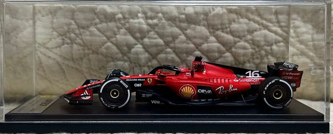 ルックスマート1/43 フェラーリ SF23 ルクレール2023アゼルバイジャン