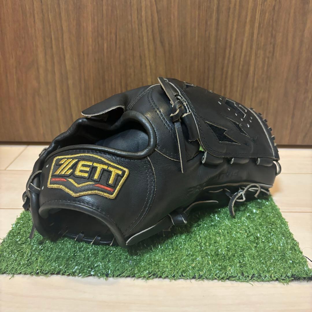 ZETT プロステイタス 投手用グローブ 軟式 ブラック