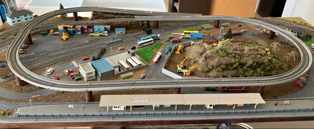 Nゲージ鉄道模型セット完成品