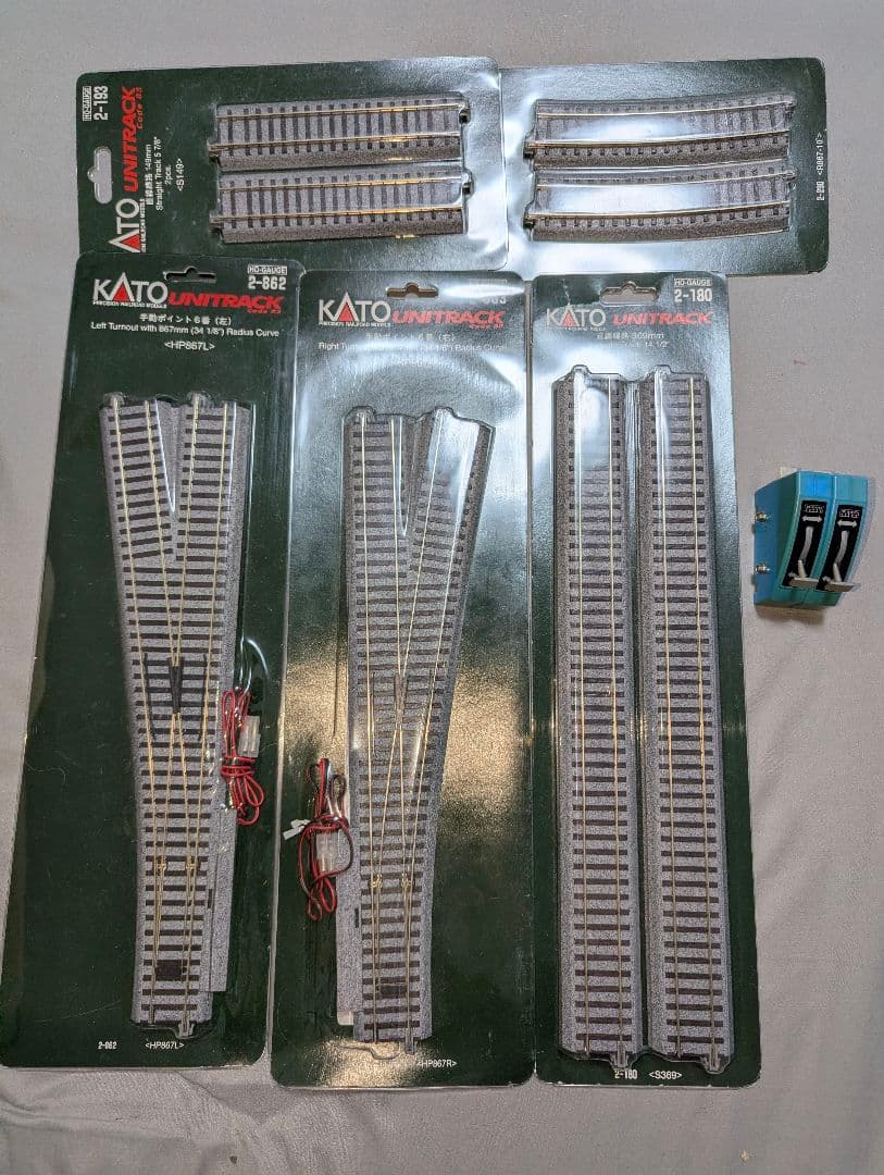 KATO　電動ポイント６番 退避線セット　【HV2】相当品